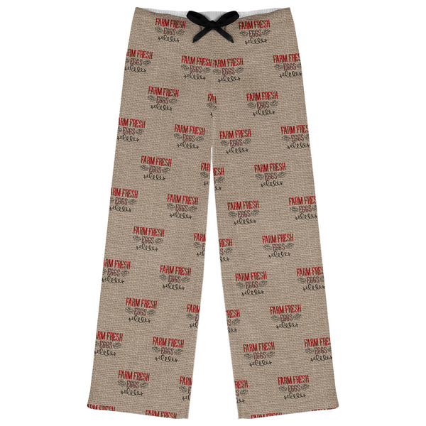 Custom Farm Quotes Womens Pajama Pants - XS