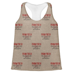 Farm Quotes Womens Racerback Tank Top - Large