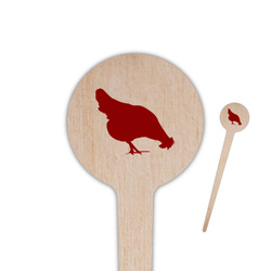 Farm Quotes 4" Round Wooden Food Picks - Double Sided
