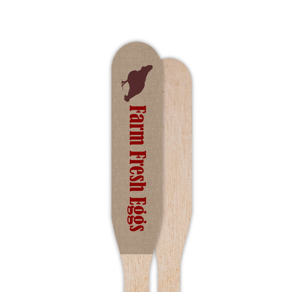Farm Quotes Wooden Food Pick - Paddle - Single Sided - Front & Back