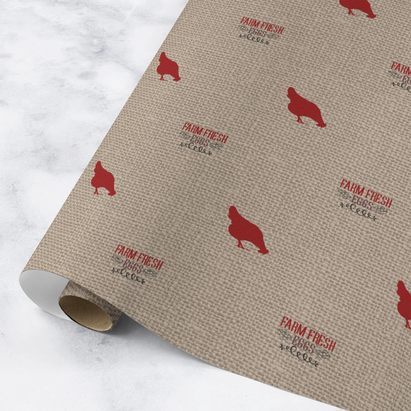 Custom Farm Quotes Wrapping Paper Roll - Medium - Matte