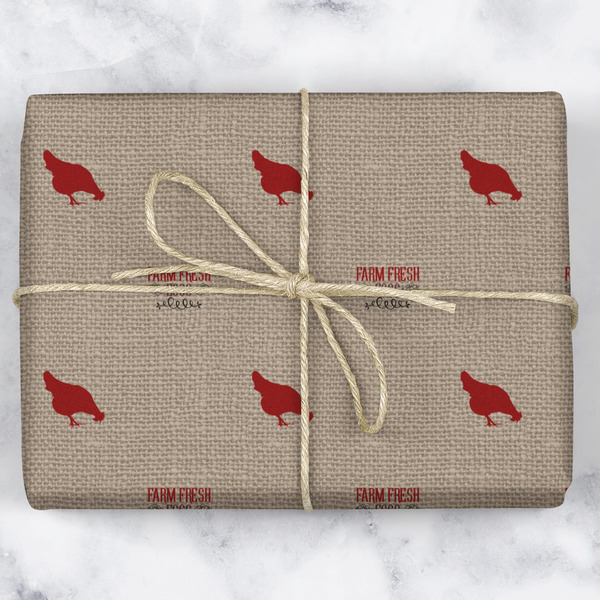 Farm Quotes Wrapping Paper Roll - Matte - Wrapped Box
