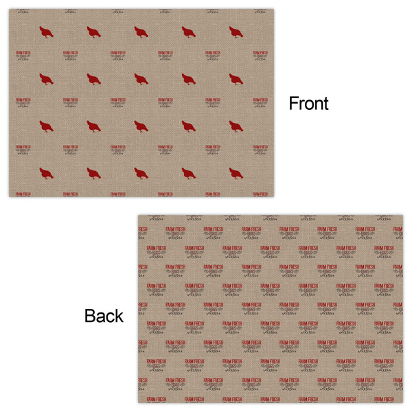 Farm Quotes Wrapping Paper Sheet - Double Sided - Front & Back