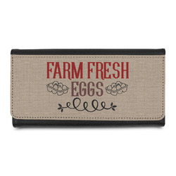Farm Quotes Leatherette Ladies Wallet (Personalized)