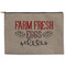Farm Quotes Zipper Pouch - Large - 12.5"x8.5"