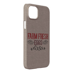 Farm Quotes iPhone Case - Plastic - iPhone 14 Plus