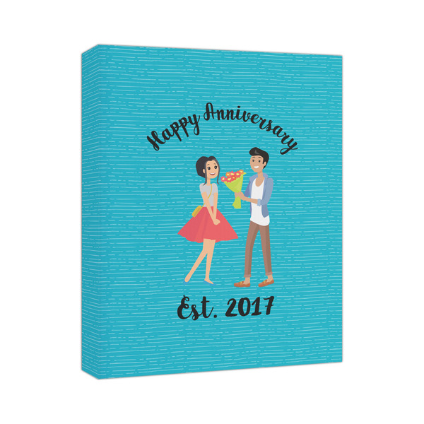 Custom Happy Anniversary Canvas Print (Personalized)