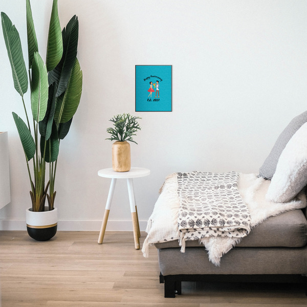 Happy Anniversary 11x14 Wood Print - In Context