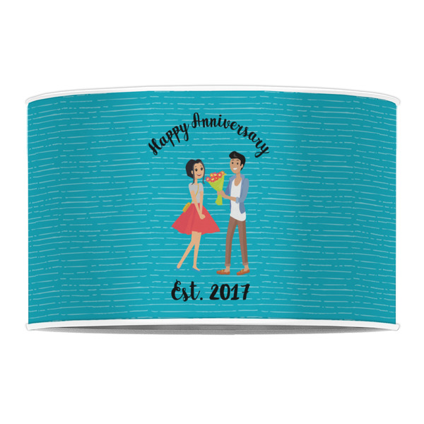 Happy Anniversary 12" Drum Lampshade - FRONT (Poly Film)
