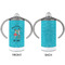 Happy Anniversary 12 oz Stainless Steel Sippy Cups - APPROVAL