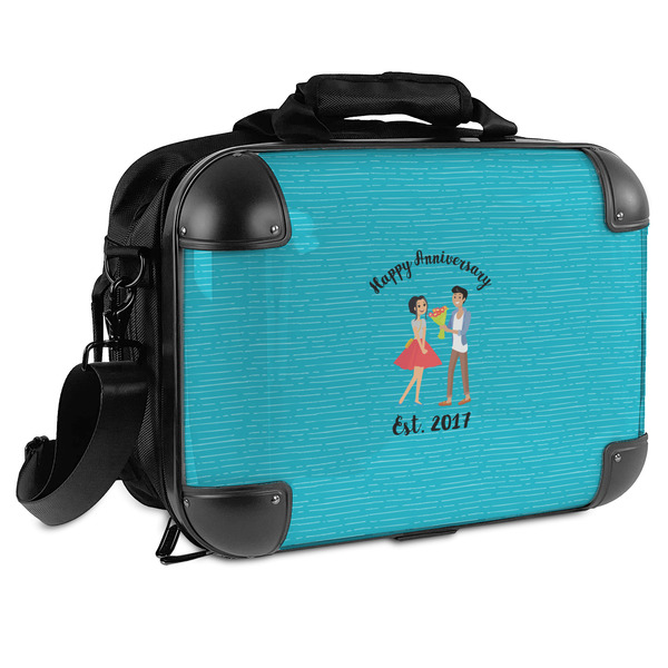 Custom Happy Anniversary Hard Shell Briefcase (Personalized)