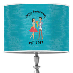 Happy Anniversary Drum Lamp Shade (Personalized)
