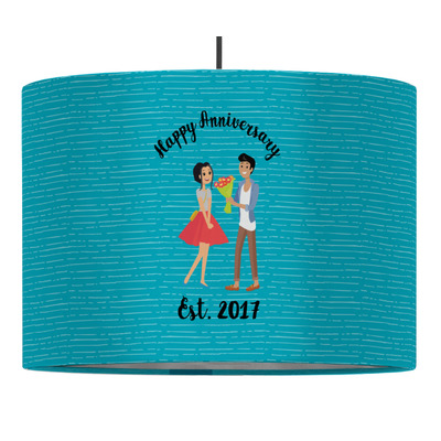 Happy Anniversary Drum Pendant Lamp (Personalized)
