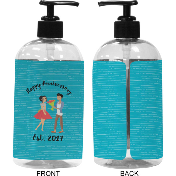 Happy Anniversary 16 oz Plastic Liquid Dispenser (Approval)