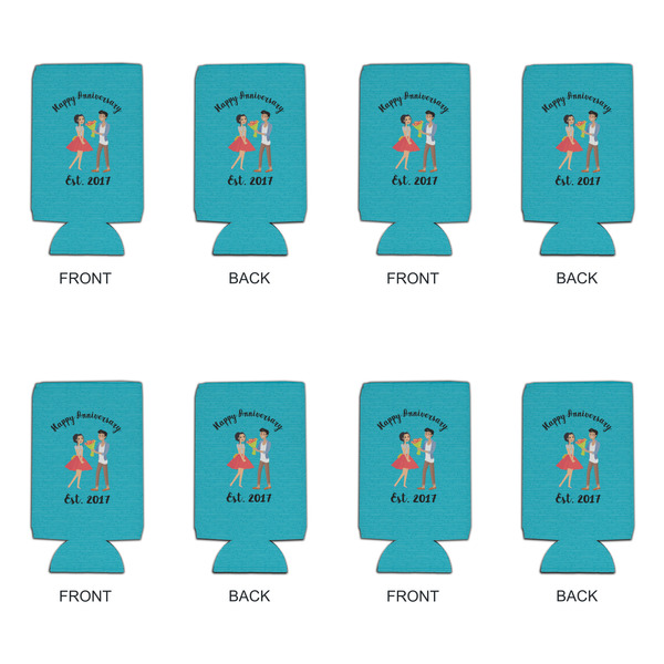 Happy Anniversary 16oz Can Sleeve - Set of 4 - APPROVAL