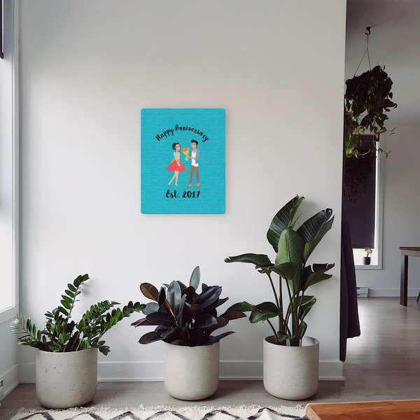 Happy Anniversary 16x20 - Canvas Print - In Context