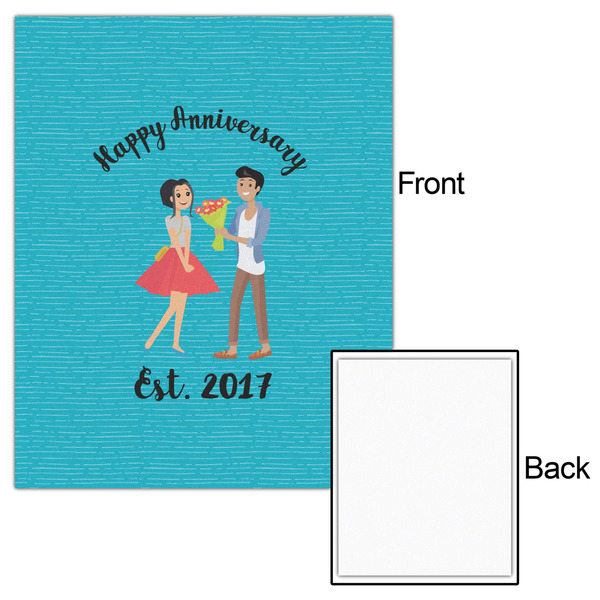 Happy Anniversary 16x20 - Matte Poster - Front & Back