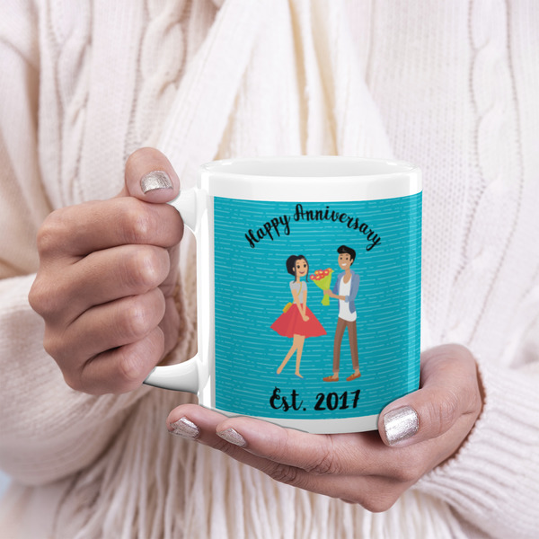 Happy Anniversary 20oz Coffee Mug - LIFESTYLE