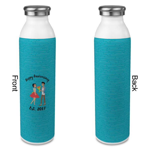 Happy Anniversary 20oz Water Bottles - Full Print - Approval