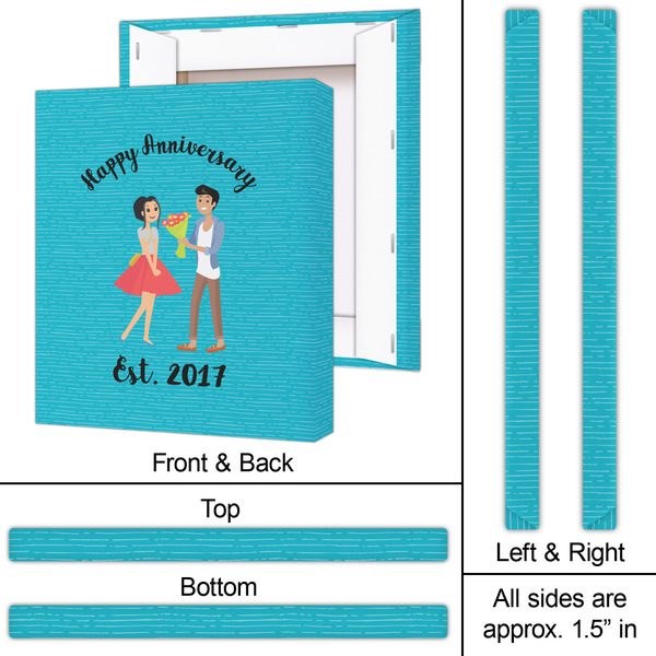 Happy Anniversary 20x24 - Canvas Print - Approval