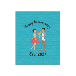 Happy Anniversary Poster - Matte - 20x24 (Personalized)