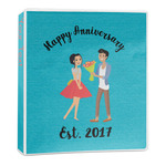 Happy Anniversary 3-Ring Binder - 1 inch (Personalized)