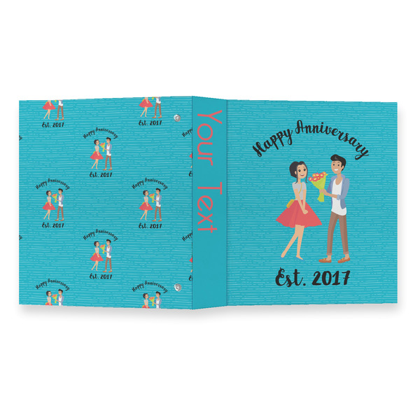 Happy Anniversary 3 Ring Binders - Full Wrap - 1" - OPEN OUTSIDE
