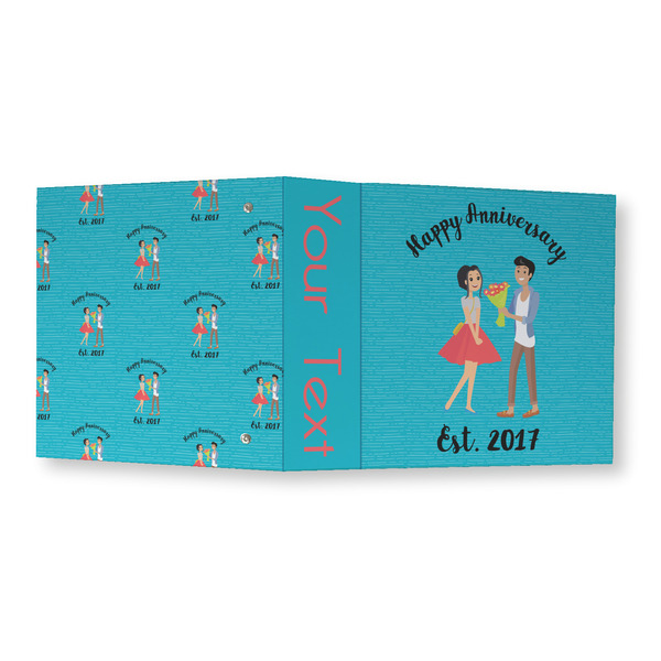 Happy Anniversary 3 Ring Binders - Full Wrap - 3" - OPEN OUTSIDE