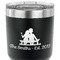 Happy Anniversary 30 oz Stainless Steel Ringneck Tumbler - Black - CLOSE UP
