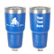 Happy Anniversary 30 oz Stainless Steel Tumbler - Royal Blue - Double-Sided (Personalized)