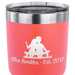 Happy Anniversary 30 oz Stainless Steel Tumbler - Coral - Double Sided (Personalized)