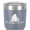 Happy Anniversary 30 oz Stainless Steel Ringneck Tumbler - Grey - Close Up