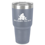 Happy Anniversary 30 oz Stainless Steel Tumbler - Grey - Single-Sided (Personalized)