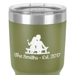 Happy Anniversary 30 oz Stainless Steel Tumbler - Olive - Single-Sided (Personalized)