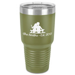 Happy Anniversary 30 oz Stainless Steel Tumbler - Olive - Single-Sided (Personalized)