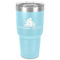 Happy Anniversary 30 oz Stainless Steel Ringneck Tumbler - Teal - Front