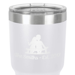 Happy Anniversary 30 oz Stainless Steel Tumbler - White - Double-Sided (Personalized)