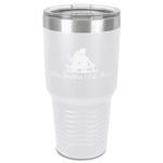 Happy Anniversary 30 oz Stainless Steel Tumbler - White - Single-Sided (Personalized)