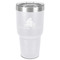 Happy Anniversary 30 oz Stainless Steel Ringneck Tumbler - White - Front