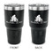 Happy Anniversary 30 oz Stainless Steel Ringneck Tumblers - Black - Double Sided - APPROVAL