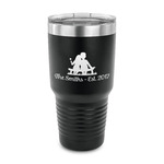 Happy Anniversary 30 oz Stainless Steel Tumbler - Black - Single Sided (Personalized)