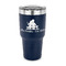 Happy Anniversary 30 oz Stainless Steel Ringneck Tumblers - Navy - FRONT