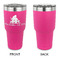 Happy Anniversary 30 oz Stainless Steel Ringneck Tumblers - Pink - Single Sided - APPROVAL