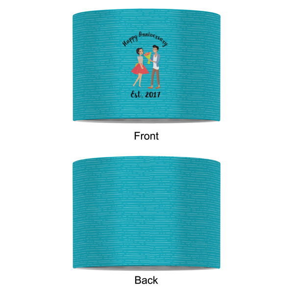 Happy Anniversary 8" Drum Lampshade - APPROVAL (Fabric)