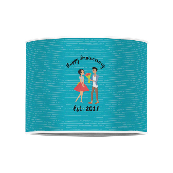 Happy Anniversary 8" Drum Lampshade - FRONT (Poly Film)