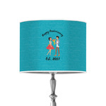 Happy Anniversary 8" Drum Lamp Shade - Poly-film (Personalized)