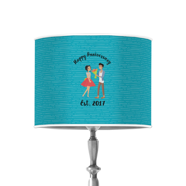 Happy Anniversary 8" Drum Lampshade - ON STAND (Poly Film)