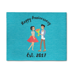 Happy Anniversary 8' x 10' Indoor Area Rug (Personalized)