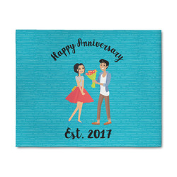 Happy Anniversary 8' x 10' Patio Rug (Personalized)