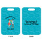 Happy Anniversary Aluminum Luggage Tag (Front + Back)